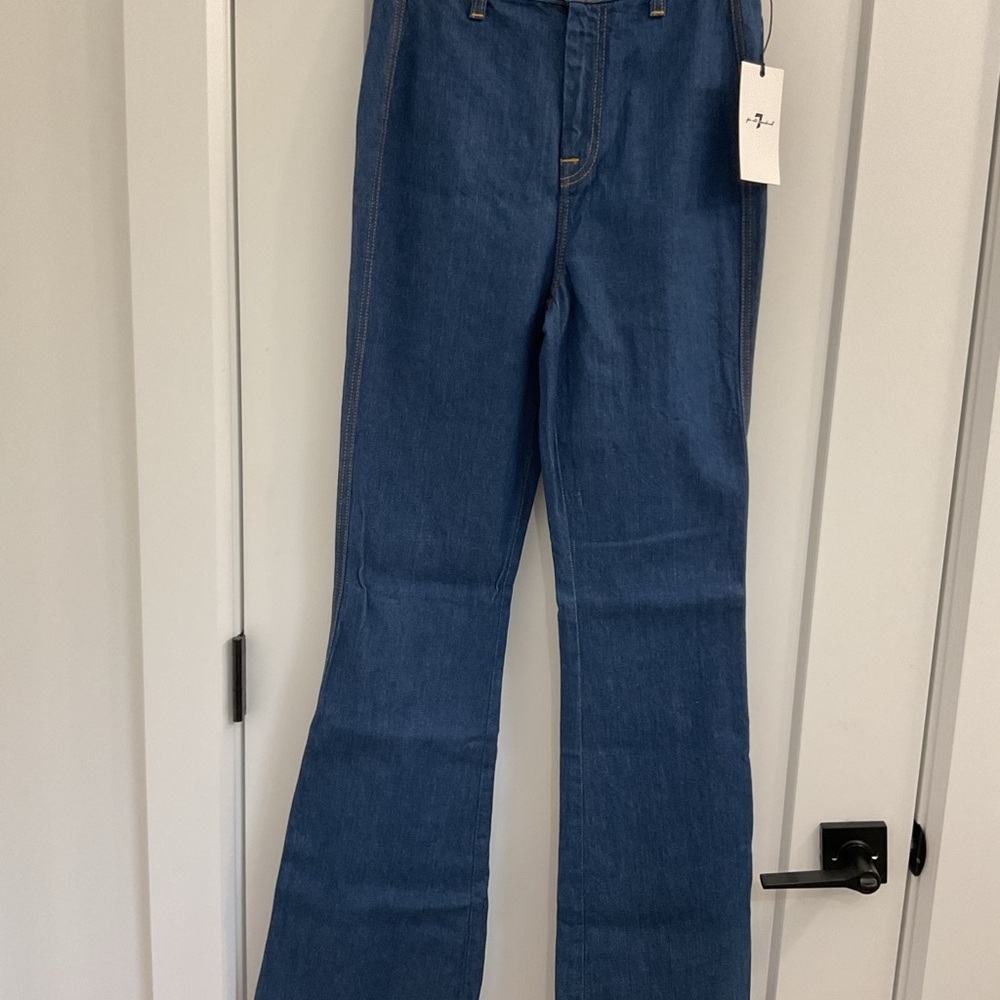 7 For All Mankind Modern A Pocket Bell Bottom Leg Jeans